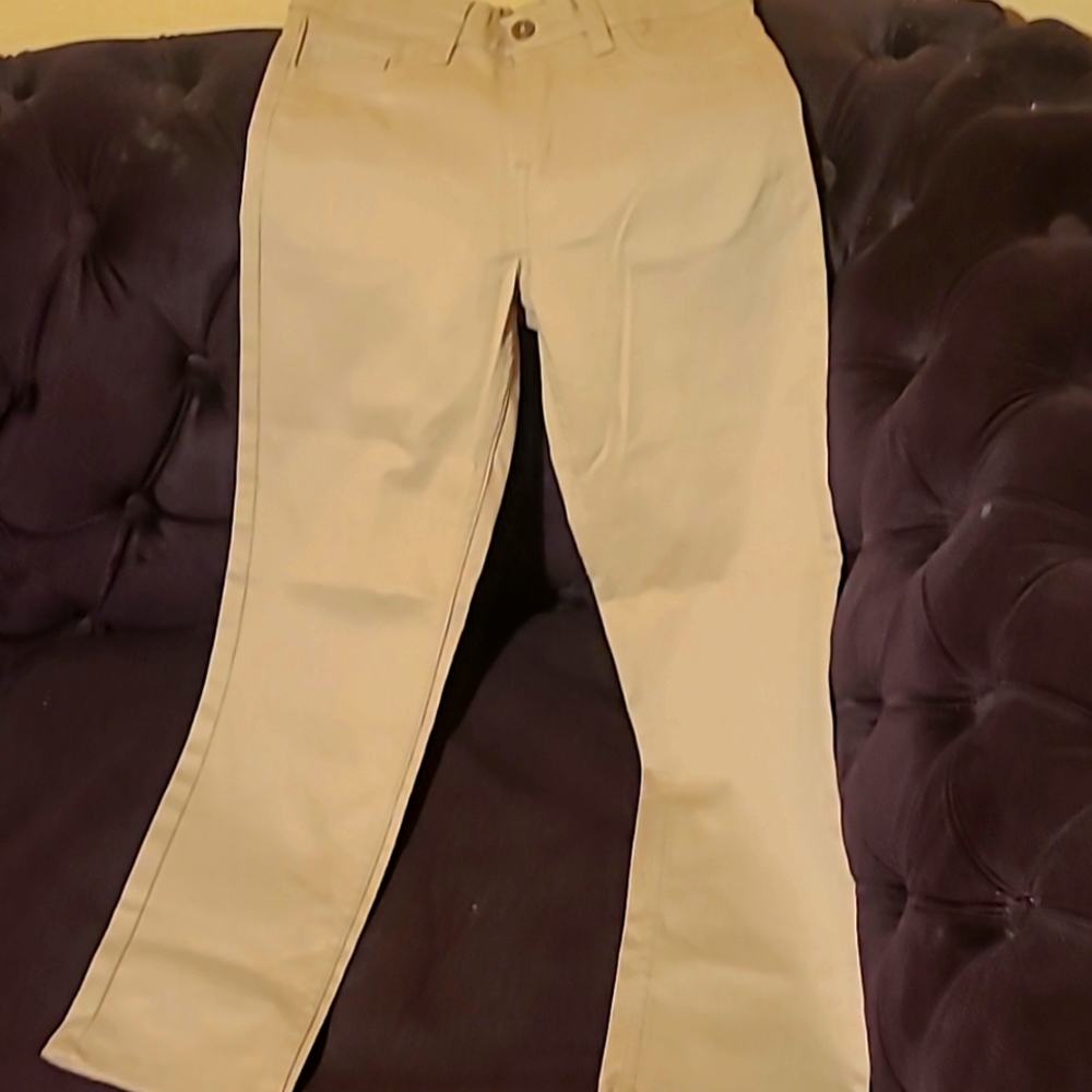 Nautica school uniform size 7 khaki two pair